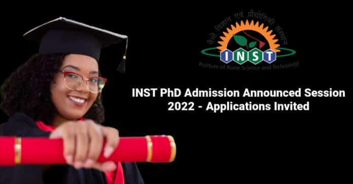 INST PhD Admission Announced Session 2022 - Applications Invited