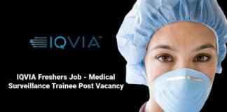 IQVIA Freshers Job - Medical Surveillance Trainee Post Vacancy