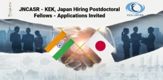 JNCASR - KEK, Japan Hiring Postdoctoral Fellows - Applications Invited