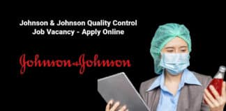 Johnson & Johnson Quality Control Job Vacancy - Apply Online