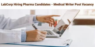 LabCorp Hiring Pharma Candidates - Medical Writer Post Vacancy