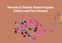 Novartis D Pharma Global Program Safety Lead Post Vacancy