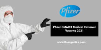 Pfizer GMAIST Medical Reviewer Vacancy 2021 - Apply Online