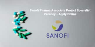 Sanofi Pharma Associate Project Specialist Vacancy - Apply Online