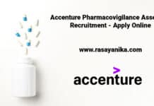 Accenture Pharmacovigilance Associate Recruitment - Apply Online