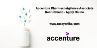 Accenture Pharmacovigilance Associate Recruitment - Apply Online