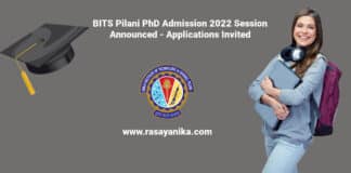 BITS Pilani PhD Admission 2022 Session Announced - Applications Invited