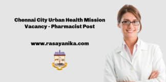 Chennai City Urban Health Mission