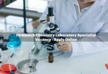 Firmenich Chemistry Laboratory Specialist Vacancy - Apply Online