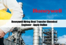 Honeywell Hiring Heat Transfer Chemical Engineer - Apply Online