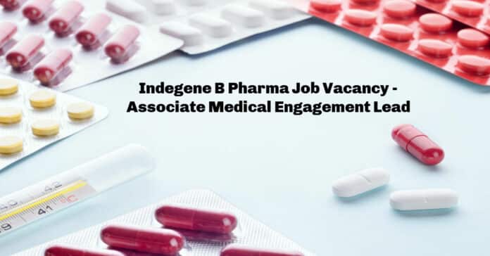 Indegene B Pharma Job Vacancy - Associate Medical Engagement Lead