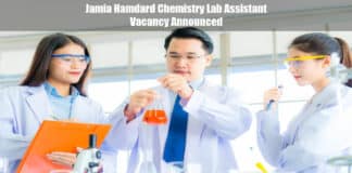 Jamia Hamdard Chemistry Lab Assistant Vacancy Announced