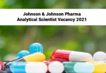 Johnson & Johnson Pharma Analytical Scientist Vacancy 2021