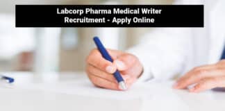 Labcorp Pharma Medical Writer Recruitment - Apply Online