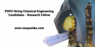 PDPU Hiring Chemical Engineering Candidates - Research Fellow