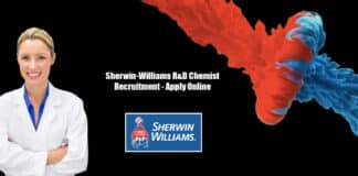 Sherwin-Williams R&D Chemist Recruitment - Apply Online