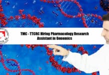 TMC - TTCRC Hiring Pharmacology Research Assistant in Genomics