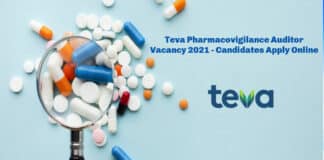 Teva Pharmacovigilance Auditor Vacancy 2021 - Candidates Apply Online