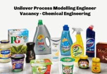 Unilever Process Modelling Engineer Vacancy - Chemical Engineering