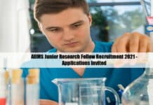 AIIMS Junior Research Fellow Recruitment 2021 - Applications Invited