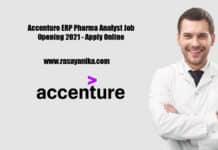 Accenture ERP Pharma Analyst Job Opening 2021 - Apply Online