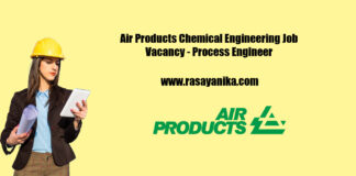 Air Products Chemical Engineering Job Vacancy - Process Engineer