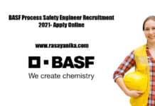 BASF Process Safety Engineer Recruitment - Apply Online