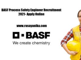 BASF Process Safety Engineer Recruitment - Apply Online