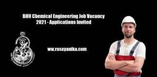 BHU Chemical Engineering Job Vacancy 2021 - Applications Invited