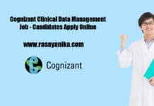 Cognizant Clinical Data Management Job - Candidates Apply Online