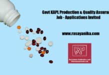 Govt KAPL Production & Quality Assurance Job - Applications Invited