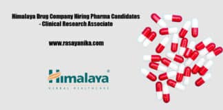 Himalaya Drug Company Hiring Pharma Candidates - Clinical Research Associate