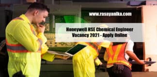 Honeywell HSE Chemical Engineer Vacancy 2021 - Apply Online