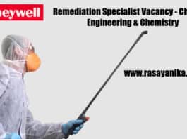 Honeywell Remediation Specialist Post Vacancy - Chemical Engineering & Chemistry