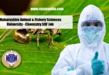 Maharashtra Animal & Fishery Sciences University - Chemistry SRF Job