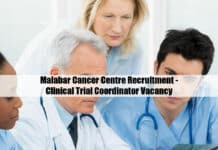 Malabar Cancer Centre Recruitment - Clinical Trial Coordinator Vacancy