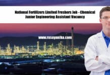 National Fertilizers Limited Freshers Job - Chemical Junior Engineering Assistant Vacancy (1)