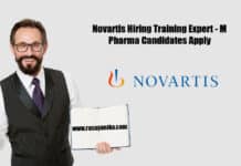 Novartis Hiring Training Expert - M Pharma Candidates Apply