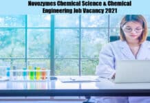 Novozymes Chemical Science & Chemical Engineering Job Vacancy 2021