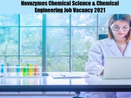 Novozymes Chemical Science & Chemical Engineering Job Vacancy 2021
