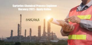 Sartorius Chemical Process Engineer Vacancy 2021 - Apply Online (1)