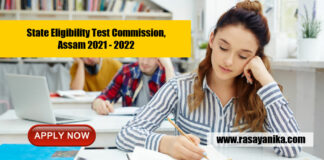 State Eligibility Test Commission, Assam 2022