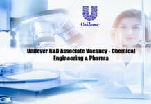 Unilever R&D Associate Vacancy - Chemical Engineering & Pharma