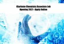 Clarivate Chemistry Associate Job Opening 2021 - Apply Online