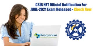 CSIR-NET June 2021 Exam Official Notification Released - Check Now!