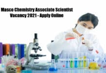 Masco Chemistry Associate Scientist Vacancy 2021 - Apply Online