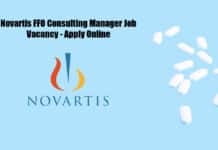 Novartis FFO Consulting Manager Job Vacancy - Apply Online