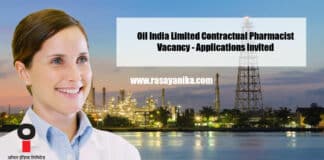 Oil India Limited Contractual Pharmacist Vacancy - Applications Invited