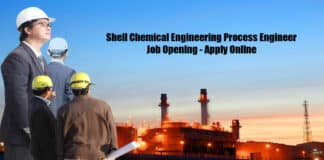 Shell Chemical Engineering Process Engineer Job Opening - Apply Online
