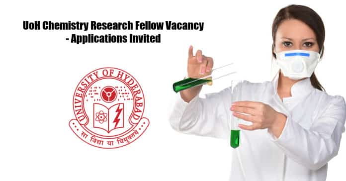 UoH Chemistry Research Fellow Vacancy - Applications Invited